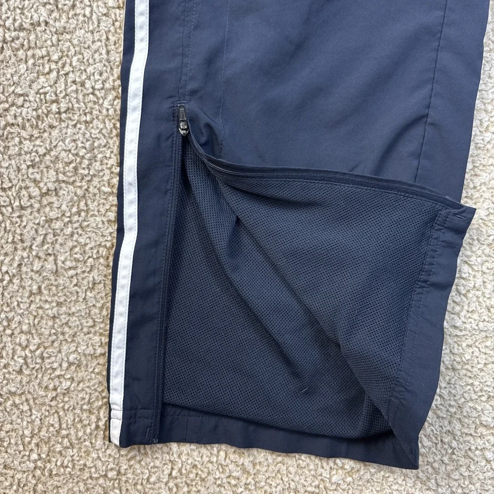 Y2K Vintage Adidas Climalite Clima365 Mens L Navy Blue Mesh Lined Track Pants